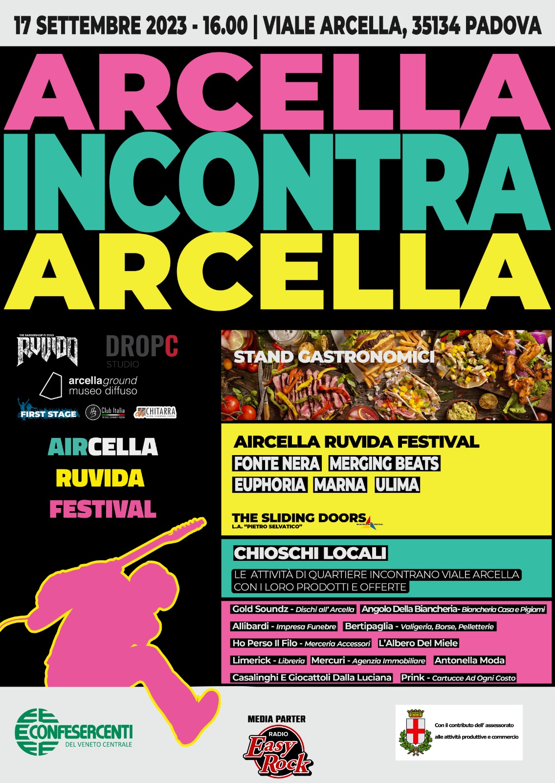 Confesercenti Veneto Centrale: Arcella Incontra Arcella e Aircella Ruvido Festival
