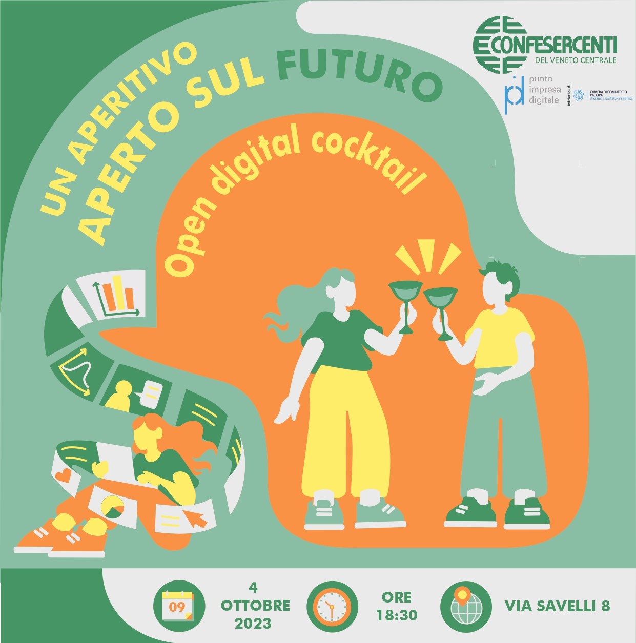 Veneto Centrale: “Open Digital Cocktail”, un aperitivo aperto sul futuro delle imprese