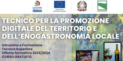 Modena: in partenza, a novembre, il corso gratuito IFTS “Tecnico per la promozione digitale del territorio e dell’enogastronomia locale”